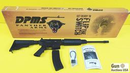 DPMS A15 Semi Auto 5.56 MM Rifle. New Old Stock. 16 1/2" Barrel. Shiny Bore, Tight Action Optics Rea