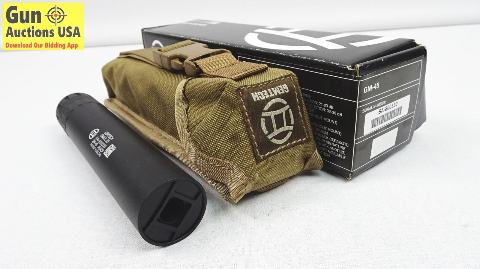 GEMTECH GM-45 .45 ACP NFA/Silencer. New In Box. SN