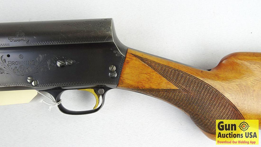 Browning Belgium TWENTY 20 ga. Semi Auto Shotgun.