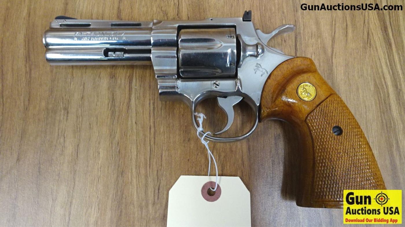 Colt PYTHON .357 MAGNUM Revolver. Excellent Condition. 4" Barrel. Shiny Bore, Tight Action Everyone