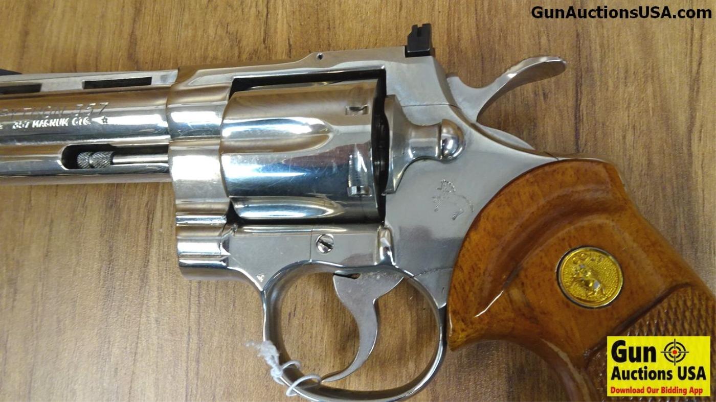 Colt PYTHON .357 MAGNUM Revolver. Excellent Condition. 4" Barrel. Shiny Bore, Tight Action Everyone