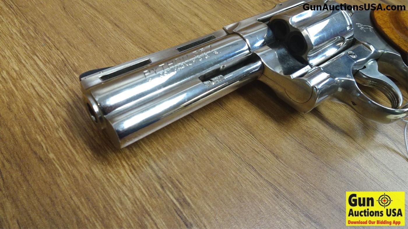 Colt PYTHON .357 MAGNUM Revolver. Excellent Condition. 4" Barrel. Shiny Bore, Tight Action Everyone