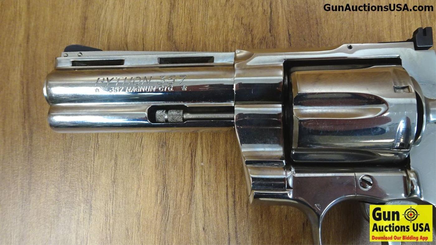 Colt PYTHON .357 MAGNUM Revolver. Excellent Condition. 4" Barrel. Shiny Bore, Tight Action Everyone