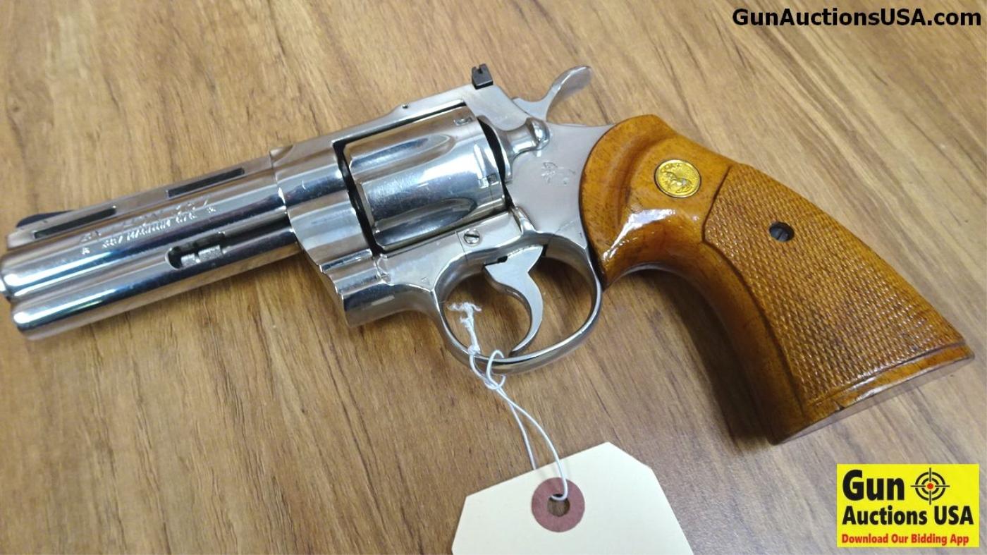 Colt PYTHON .357 MAGNUM Revolver. Excellent Condition. 4" Barrel. Shiny Bore, Tight Action Everyone