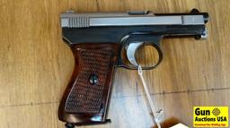 WAFFENFABRIK MAUSER A.G. OBERNDORF MAUSER .25 Cal. Semi Auto Pistol. Very Good. 3" Barrel. Shiny Bor