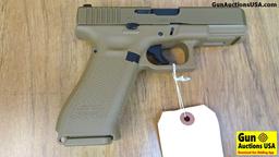 Glock 19X 9MM Marksman Barrel Coyote Pistol. NEW in Box. 4" Barrel. Bronze Cerekote, Glock Night Sit