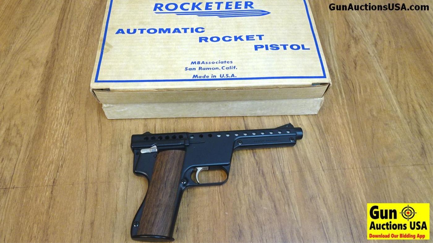 Rocketeer MARK I Model B Automatic Gyrojet Rocket MBA Pistol 13MM Gyro jet Semi Auto Collector Pisto