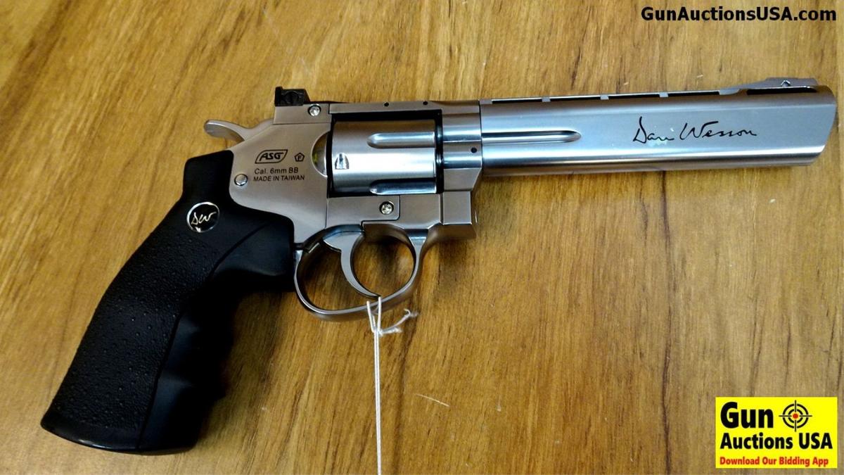 ASG Dan Wesson 6mm BB Pistol. 6" CO2 Powered Air Revolver. (40638)