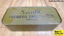 Military Surplus 5.45x39 Ammo. 1080 Rounds all In a Sealed Spam Can . (40171)