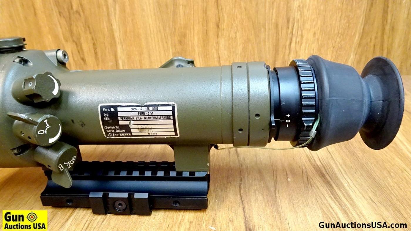 Electro Zeiss FERO-Z51 NIGHT SCOPE Night Vision Scope. Good Condition. Military Night Vision with We