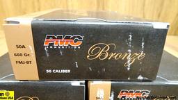 PMC 50 Caliber BMG Ammo. 50 Rounds of 660 Gr FMJ-BT.. (45961)