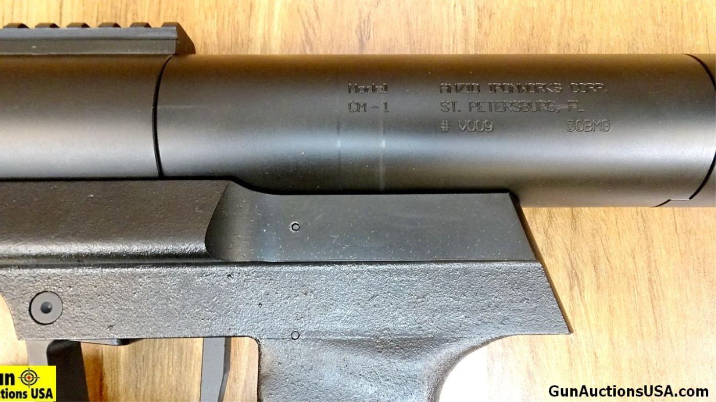 ANZIO IRONWORKS CORP CM-1 .50 BMG PROTOTYPE Rifle. Excellent Condition. 17.5'' Barrel. Shiny Bore, T