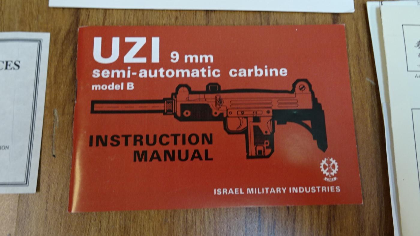 IMI - ISRAEL B 9MM COMMEMORATIVE Rifle. Like New. American Arm Forces Commemorative UZI Model B. Inc