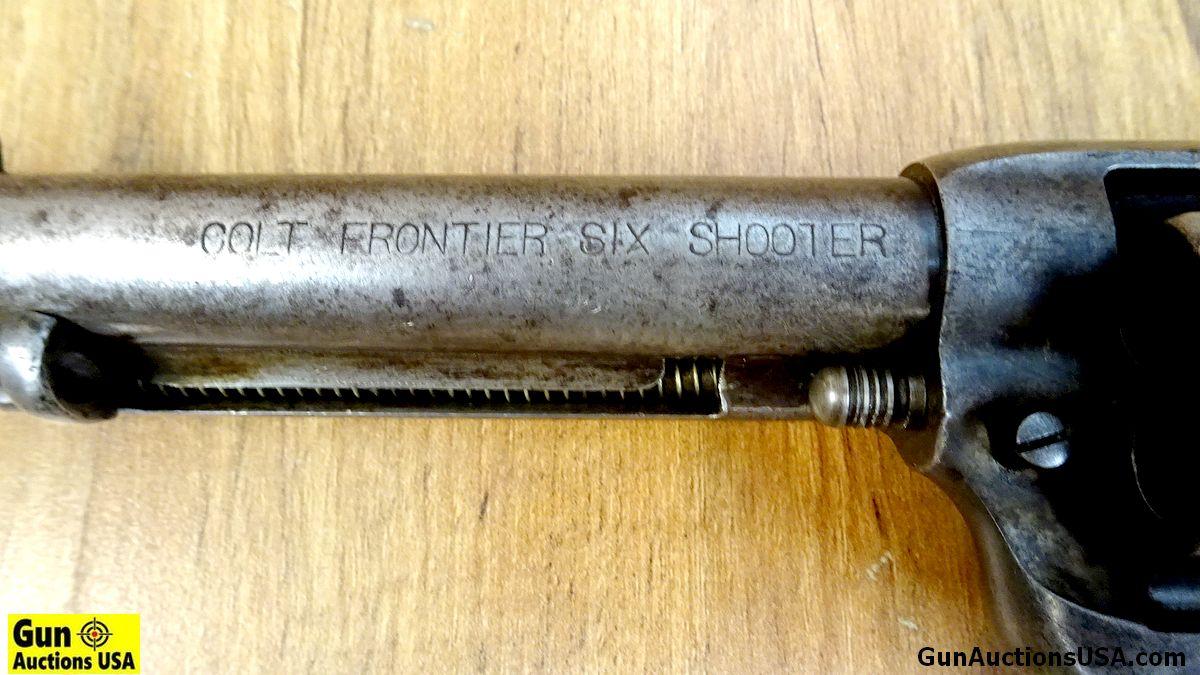 Colt 1892 FRONTIER SIX SHOOTER .45 COLT COLLECTOR'S Revolver. Good Condition. 5.5" Barrel. Shiny Bor