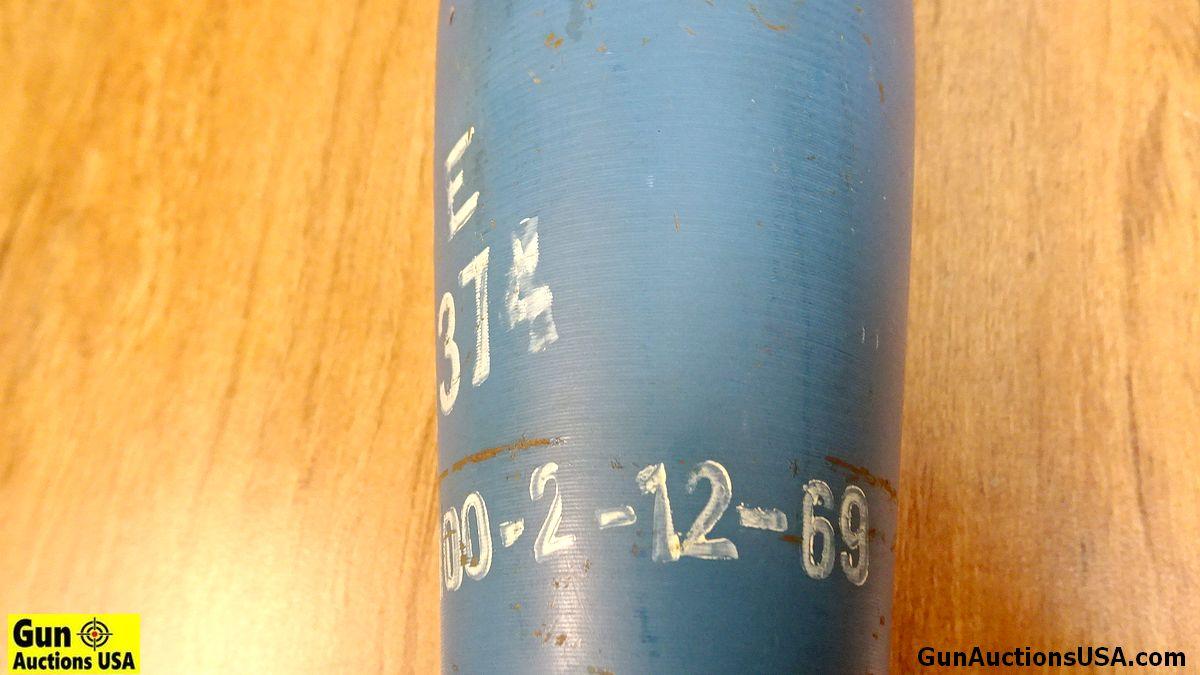 U.S. ARMY M375 COLLECTOR'S Mortar. Excellent Condition. Inert 81 MM Mortar Complete with Nose Cone a