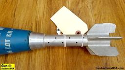 U.S. ARMY M375 COLLECTOR'S Mortar. Excellent Condition. Inert 81 MM Mortar Complete with Nose Cone a