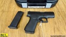 Glock 43X 9MM Semi Auto Pistol. NEW in Box. 3.5" Barrel. Single Stack, Black Polymer Receiver Finger
