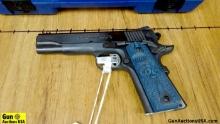 Colt GOVERNMENT MODEL SERIES 70 .45 COLT Semi Auto Pistol. New In Box. 5" Barrel. Gorgeous Blue Chec