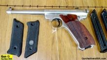Ruger MK. II .22 LR Semi Auto Pistol. Excellent. 6" Barrel. Shiny Bore, Tight Action Stainless Steel