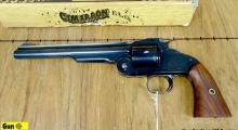 A. UBERTI CIMARRON NO. 3 AMERICAN .45 COLT Revolver. Like New. 8" Barrel. Features Case Hardened Ham