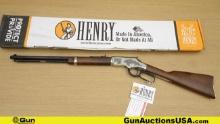HENRY REPEATING ARMS CO. GOLDEN BOY SILVER FATHERS DAY TRIBUTE EDITION MODEL H004SFD .22 S-L-LR Leve