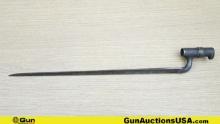 Bayonet. Good. P-18/53 Enfield Rifle Socket Bayonet. (67609)
