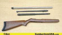 Ruger, Etc. Barrels, Stock. Very Good . Lot of 4; 1- 18" Barrel for an AR15 Chambered .223 WYLDE wit