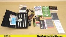 Chamber Mates, MD5, Etc. Cylinder Inserts, Holsters, Manuals. Assorted Chokes, 1-Leather Holster, 6-
