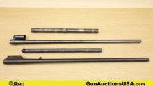 Winchester Model 12, Etc. 12 GA Barrels, Ammo Tube. Good. Lot of 4; 2-12 GA Barrels, 2-12 GA Shotgun