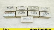 Remington .30 Carbine VINTAGE Ammo. 450 Rds- Ball Carbine .30 M1. 13 Lbs. . (68943)