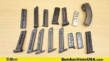 Ruger, Etc. .22 LR, .380 ACP. Magazines. Good. Lot of 15; Assorted Magazines. . (68387)
