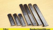 USA Magazines, Etc. 9MM Magazines. Very Good . Lot of 7; 3- 15 Rd Mags for the S&W Model 669, 9MM. 4