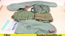 Military Surplus Rifle Bags, Etc.. Excellent. Lot of 6; 2-US Army Rifle Bags, 3-Canvas Ammo Bags & 1