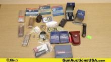 Colt, Schrade, Wilson Combat Accessories, Etc. . Very Good . 3 - Sets, Colt Medallions for Grips. 4-