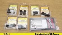 Ruger, Pearce Grip Grip Extensions, Etc. . NEW. Lot of 7; 6-Ruger LCP Grip Extensions and 1- 3 Pack