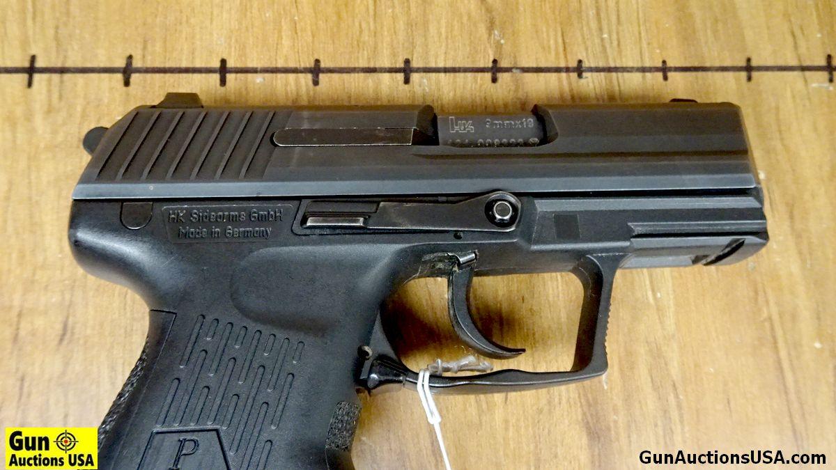 H&K P2000SK 9X19 Semi Auto Pistol. Excellent. 3.25" Barrel. Shiny Bore, Tight Action Three Dot Sight