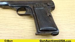 FNH 1910 7.65 Pistol. Fair Condition. 3 3/8" Barrel. Shiny Bore, Tight Action Semi Auto This iconic