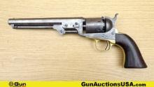 Colt 1851 NAVY FOURTH MODEL .36 Caliber COLLECTOR'S Revolver. Good Condition. 7.5" Barrel. Black Pow
