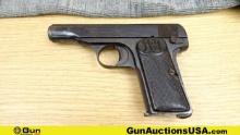 FNH 1910 7.65 Pistol. Fair Condition. 3 3/8" Barrel. Shiny Bore, Tight Action Semi Auto This iconic