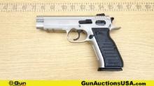 TANFOGLIO WITNESS .38 Cal. APPEARS UNFIRED Pistol. Excellent. 4.5" Barrel. Semi Auto All Stainless S