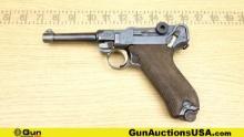 ERFURT LUGER 9MM LUGER MATCHING NUMBERS Pistol. Good Condition. 3 7/8" Barrel. Shiny Bore, Tight Act