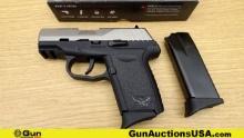 SCCY ROEBUCK QUAD-LOCK 9X19 Pistol. NEW in Box. 3" Barrel. Semi Auto Features a Two Tone Finish, Thr