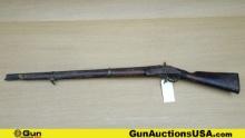 .70 Caliber Rifle . 32" Barrel. Percussion Features Straight Grained Wood Stock, Metal Butt Plate, S