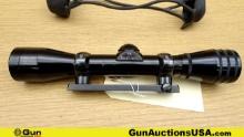 Redfield 4x Scope. Good Condition . High Gloss Black 4x36 mm, Clear Glass, Duplex Reticle, Long Eye