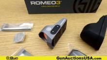 Sig Sauer ROMEO 3 Sight. NEW in Box. 1-25 MM Mini Reflex Sight. . (70108)