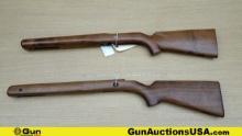 Winchester Stocks. Very Good. Lot of 2; 1 Model 52 B and 1 Model 75 Wooden stocks. . (70405)