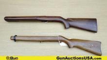 Winchester, Ruger Stocks. Good Condition. Lot of 2; Winchester Model 52 Stock and 1- Ruger 10.22 Woo