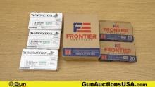 Winchester & Frontier. 5.56/223 Ammo. 250 Rds 5.56/223 FMJ; 60 Rds- 62 Grain M855, 190 Rds- 55 Grain