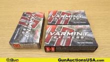 Hornady .22-250 REM Ammo. 60 Rds. 55 Gr VMAX. (70142)