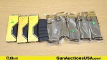 Daniel Defense, MTF, Etc. 5.56 Magazines. NEW. Lot of 9; AR 15 Magazines. 6- 30 Rd Magazines, 2-10 R